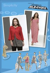 2662 RUNWAY BABYDOLL DRESS, TUNIC, PANTS, JACKET PATTERN 18W-32W